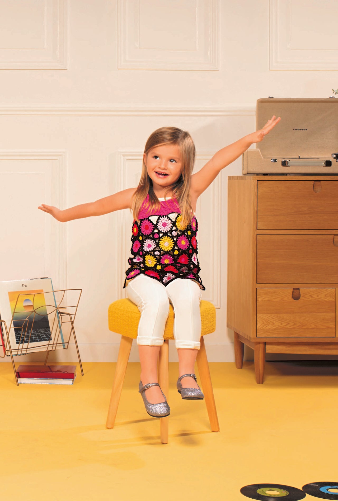 Girls Sleeveless Dress in Bergere de France Coton Fifty - 72277-12 - Downloadable PDF