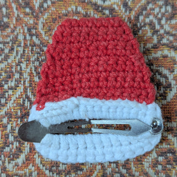 Santa Hat Christmas Hair Clip 1 English-US