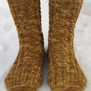 Penuche Twist Socks