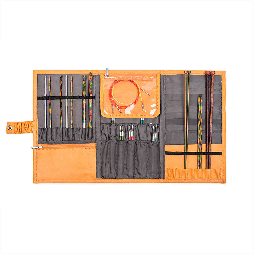 KnitPro Faux Leather Storage Solutions Volga Series Assorted Needles Case