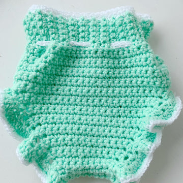 Cardigan and Diaper Cover Set