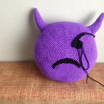 Emoji Imp Pillow