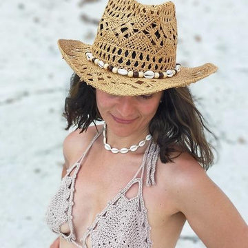 Mojacar bikini top (english pattern)