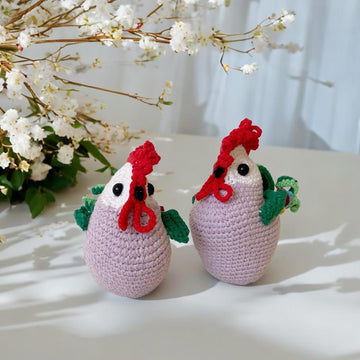 Rooster and Hen