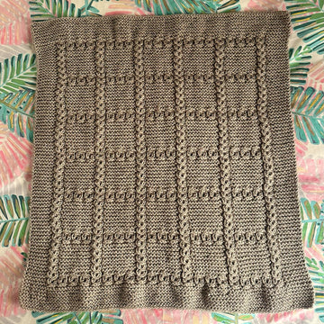 Cable Baby Blanket