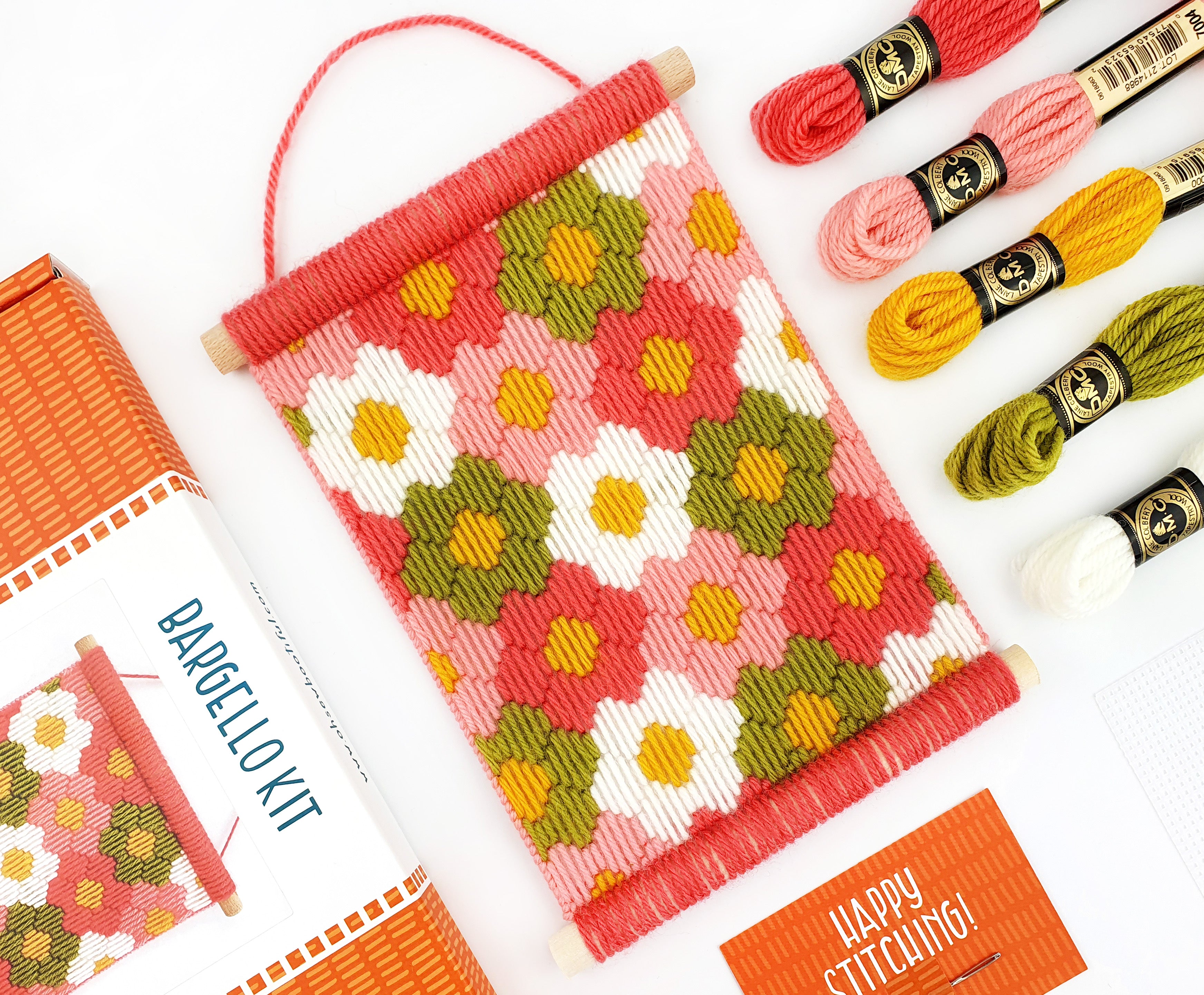 Oh Sew Bootiful Flower Power Wall Hanging Bargello Kit