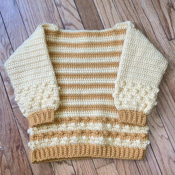 Crochet Sweater Pattern for Kids Easy Baby Jumper Pattern Beginner Toddler Pullover Crochet Winter Crochet PDF Handmade Baby Clothes DIY