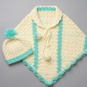 Cluster C2C Poncho crochet pattern