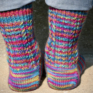 Cheeky Cables Socks