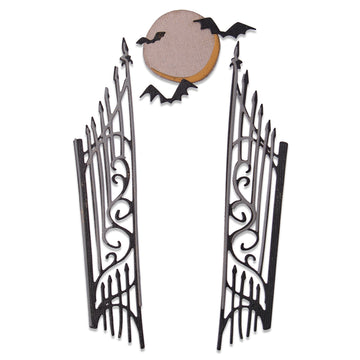 Sizzix Thinlits Dies By Tim Holtz 9/Pkg - Gate Keeper