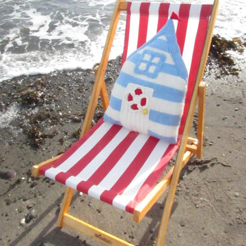 Beach Hut Cushion