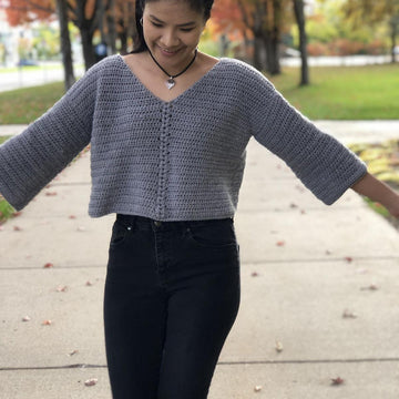 Crop top sweater