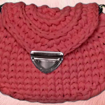 Oval Crochet Bag