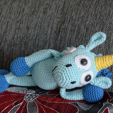 Crochet Pattern Unicorn Fluffy the II. !