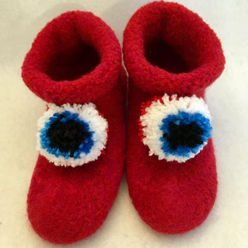 Kids Felted Booties