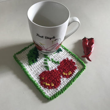 Cherry Mug Mat