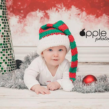 Striped Stocking Cap - Santa or Elf Hat