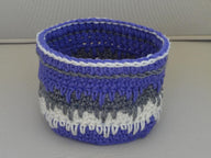 Spiked Stitch Small Basket