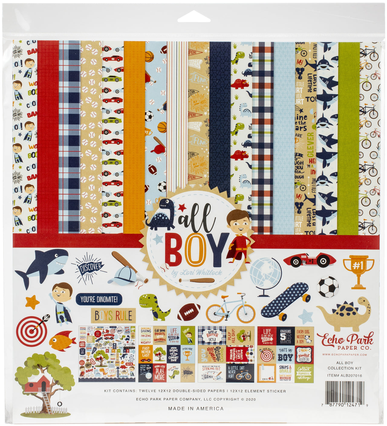 Echo Park Paper Echo Park Collection Kit 12"X12" - All Boy