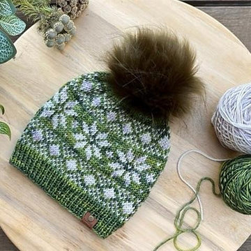 Snofall Snowflake Beanie
