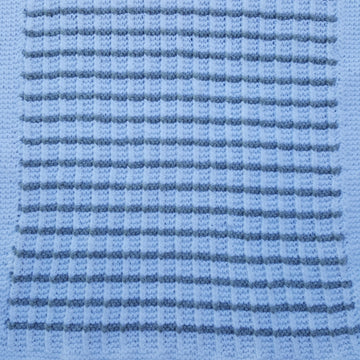 White and Silver Moses Basket/Buggy/Baby Seat Blanket