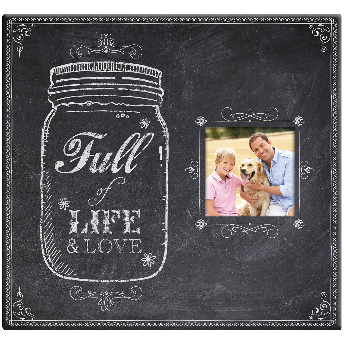 MBI Full Of Life Mason Jar Post Bound Album W/Window 12"X12" - 436663
