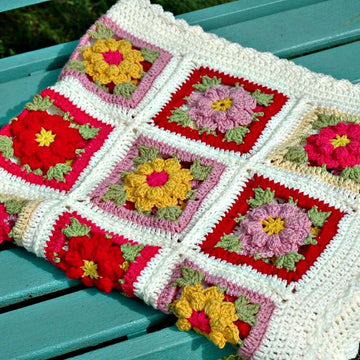 Vintage Flower Blanket