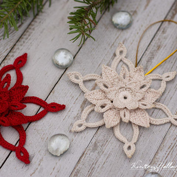 Pretty Poinsettia Ornament