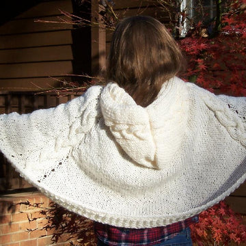 Winter Wonderland Cape (a hooded poncho)