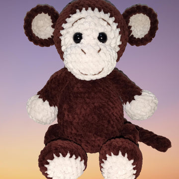 Monkey crochet pattern - amigurumi monkey - cute crochet pattern