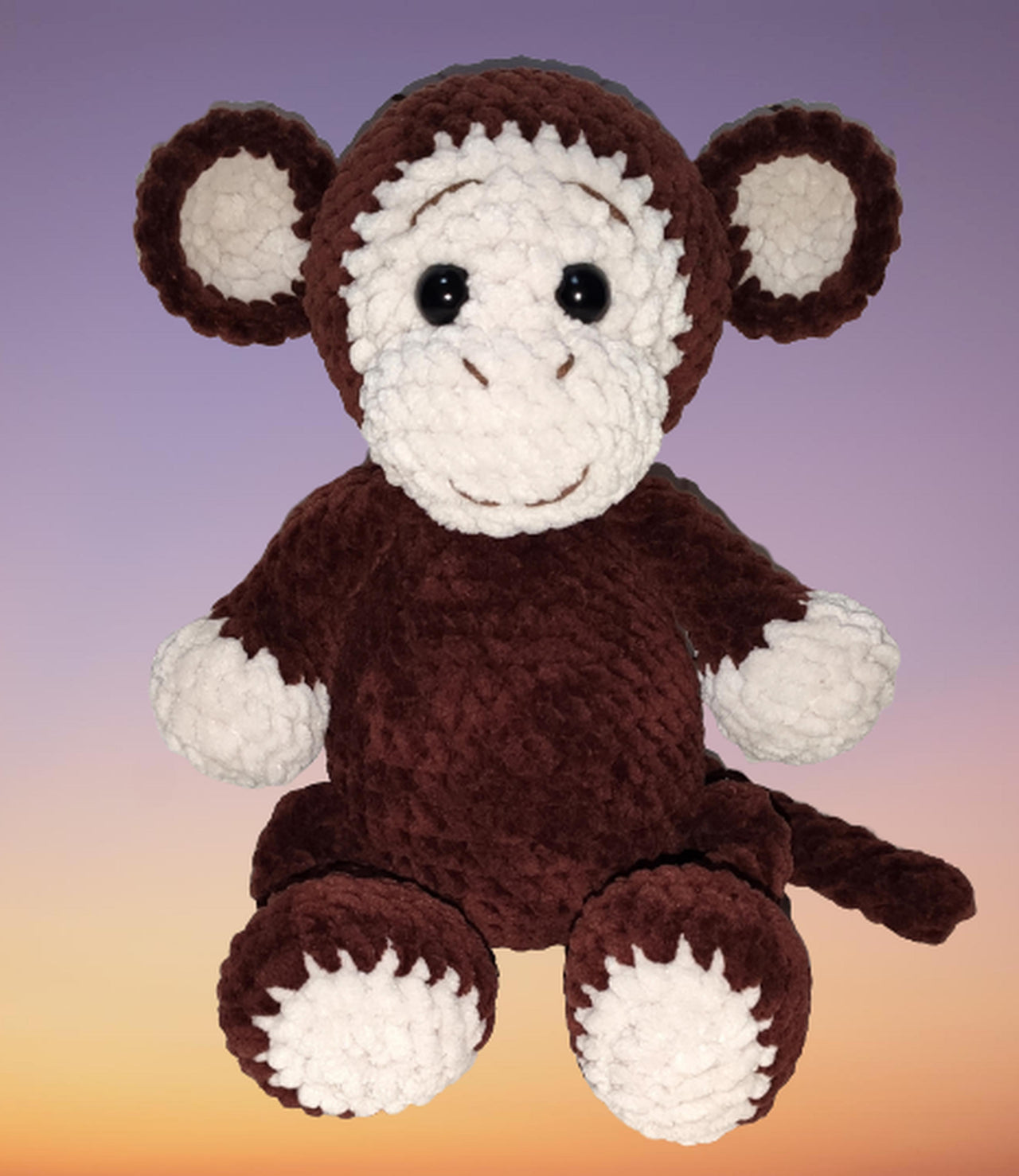 Monkey crochet pattern - amigurumi monkey - cute crochet pattern