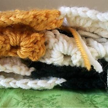 Double Irish Chain Granny Square Blanket