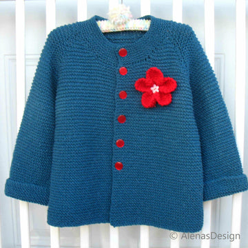 Children’s Cardigan with Embellishments
