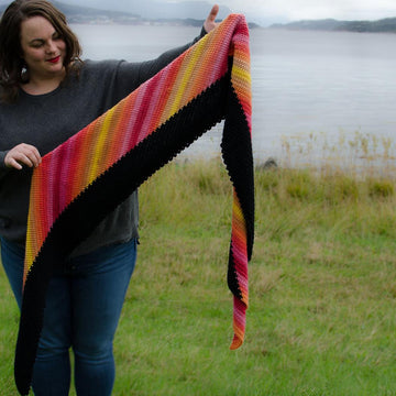 Diagonal Sunset Wrap