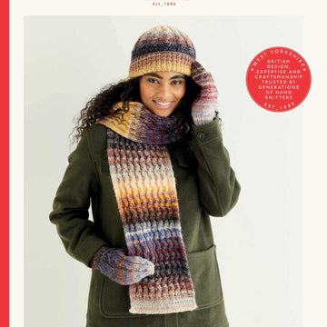Hat, Scarf & Mitts in Sirdar Jewelspun - 10294 - Downloadable PDF