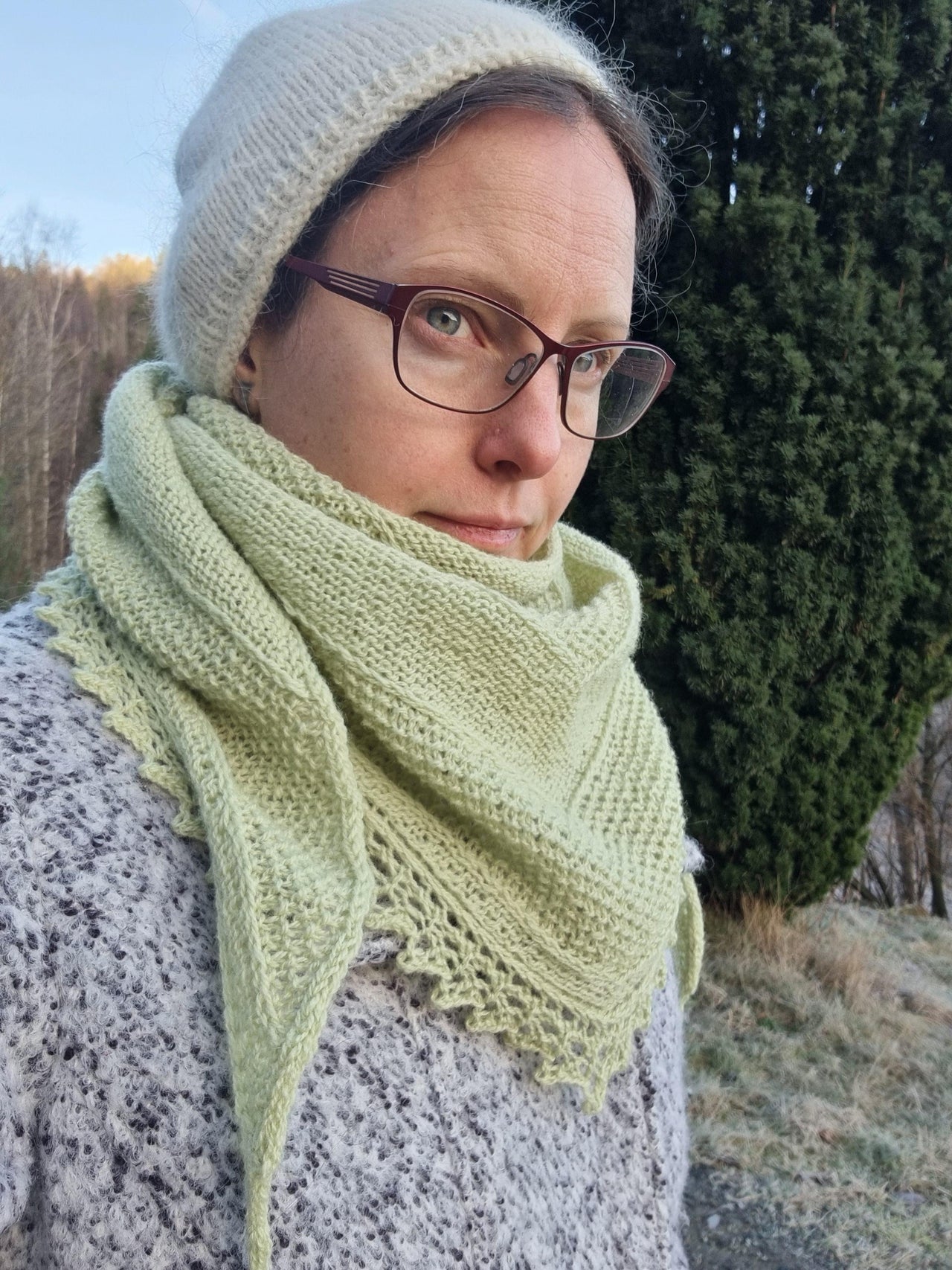 Pearl Fairy Shawlette