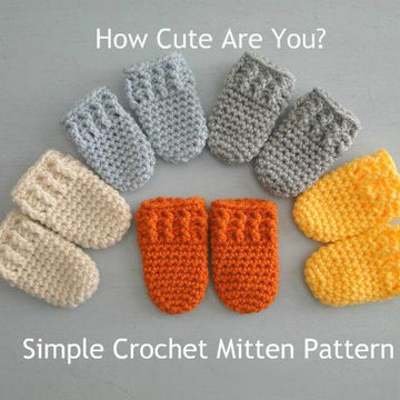 Quick and Easy Thumbless Mittens