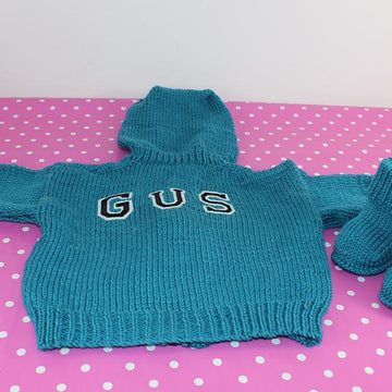 Baby Hoodie Bomber Jacket & Booties