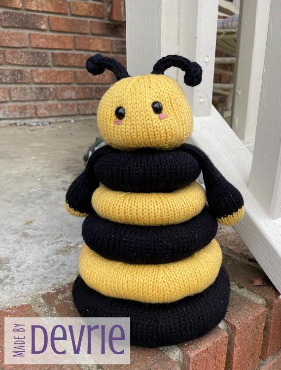 Bee Ring Stacking Toy
