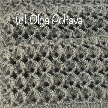 Textured Shells Scarf