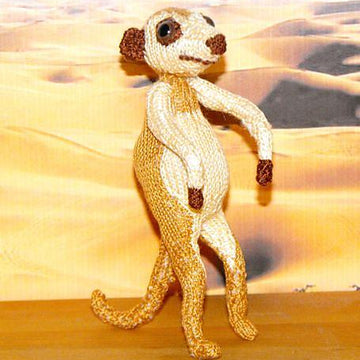 Micro meerkat knitting pattern
