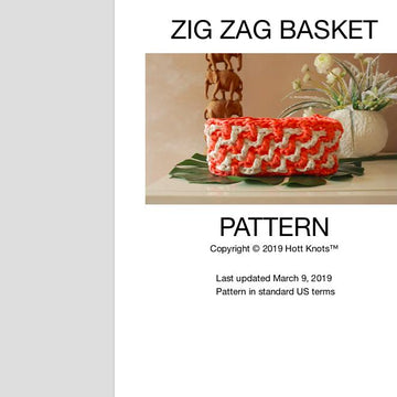 Zig Zag Interlocking Basket