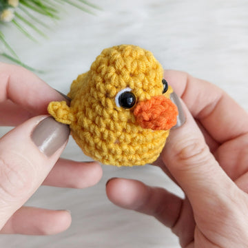 Crochet duck pattern, amigurumi rubber duck easy crochet pattern
