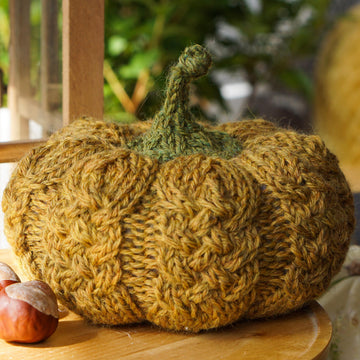 Knitting Pumpkin