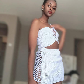 Side mesh skirt