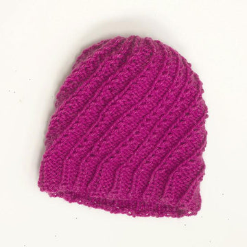 Knit Spiral Hat