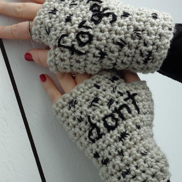 Impossible Astronaut Fingerless Gloves