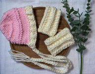 Chunky Baby Bonnet Set