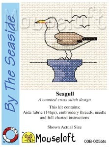 Mouseloft By the Seaside Seagull Cross Stitch Kit - 64mm