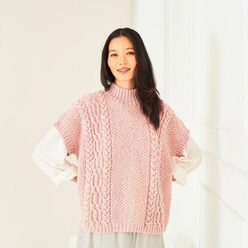Cable & Texture Sweater and Tank in Naturals Pure Wool & Life DK - 10284 - Downloadable PDF